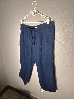 Women’s Casual Drawstring Pants in Navy Blue